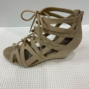 Material Girl wedge shoes
